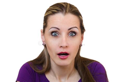 The surprised woman stock photo. Image of femininity - 30989028