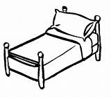 Free Printable Bed Coloring Page  Pages For Kids sketch template