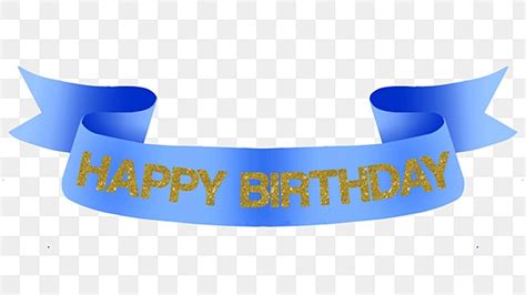 Ribbon Banner Birthday PNG Transparent Images Free Download | Vector Files | Pngtree