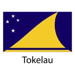 Tokelau National Flag PNG & SVG Design For T-Shirts