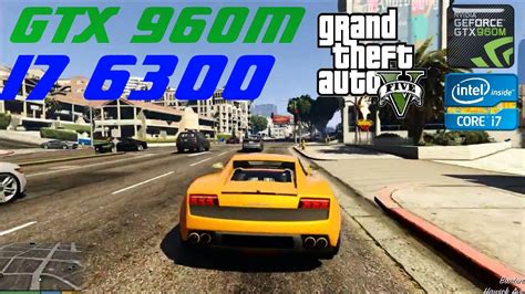 GTX 960M Benchmark GTA V 1080 Very High Setting (Lenovo Y700: i7:8gb) #FPS Count# - YouTube