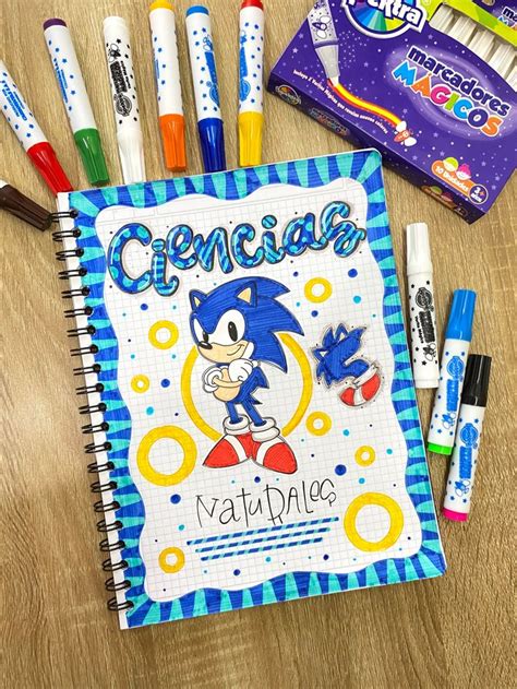 IDEA PORTADA SONIC en 2023 | Cuadernos creativos, Marcas de cuadernos ...