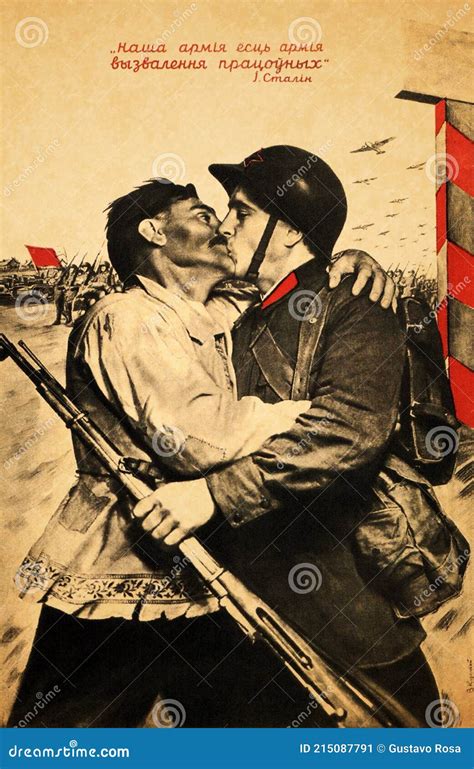 Woman Asking For Silence Poster From World War II. USSR Propaganda. Red ...