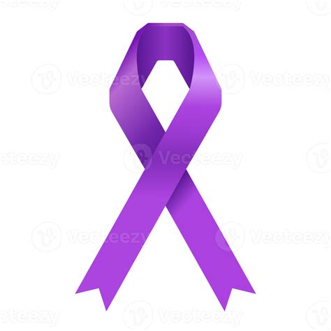 violet ribbon for hodgkin lymphoma cancer 16587499 PNG