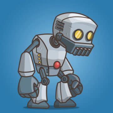 Giant Robot - 2D Robot Character Sprite for Games | TokeGameArt