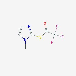 S-(1-methylimidazol-2-yl) 2,2,2-trifluoroethanethioate | C6H5F3N2OS ...