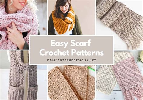 Easy Crochet Scarf Patterns You'll Love in 2024 - Daisy Cottage Designs