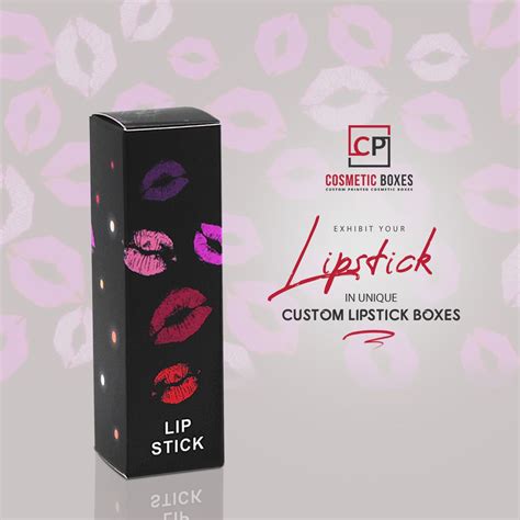 Custom Lipstick #packaging #boxes is the perfect choice to elevate the image of your brand ...