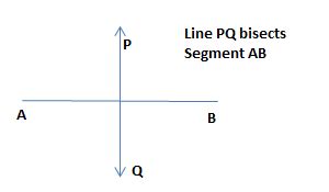 Segment Bisector Real Life Example