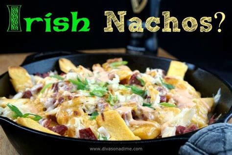 Pub Style Irish Nachos & Guinness Cheddar Sauce & Corned Beef