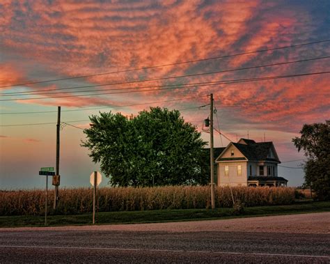 Sunset ~ Iowa Corn Country | The lowering sun warms my back … | Flickr