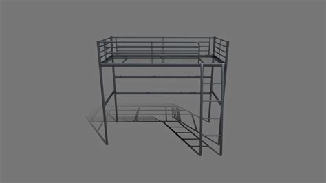 IKEA Svarta Loft Bed Frame - Download Free 3D model by Shenlung1994 [073f399] - Sketchfab