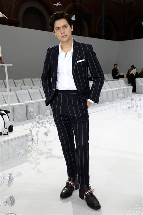 Cole Sprouse at the Thom Browne Paris Fashion Week Show | The Best ...