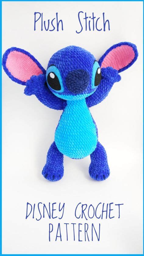 AMIGURUMI PATTERN STITCH doll - Crochet Lilo and Stitch toy pattern ...