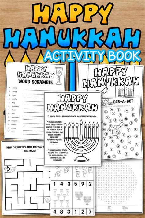 Free Hanukkah Coloring Pages - PDF Coloring Pages