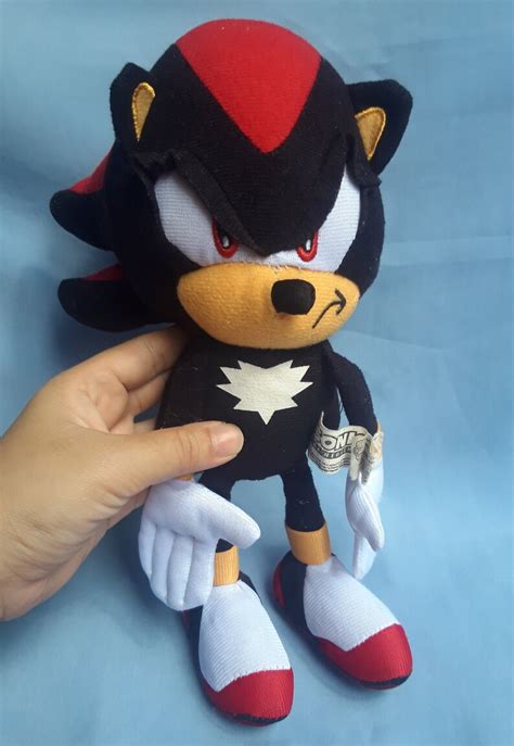 Shadow Black Sonic the Hedgehog Nanco Plush Stuffed Doll Soft | Etsy