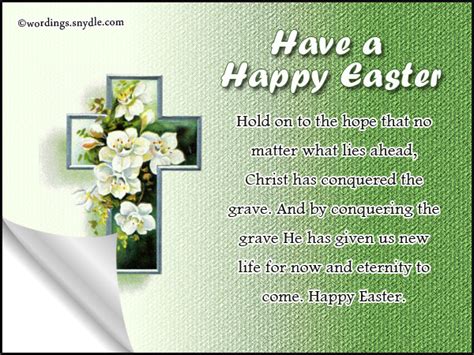 Religious Easter Messages and Christian Easter Wishes - Wordings and Messages