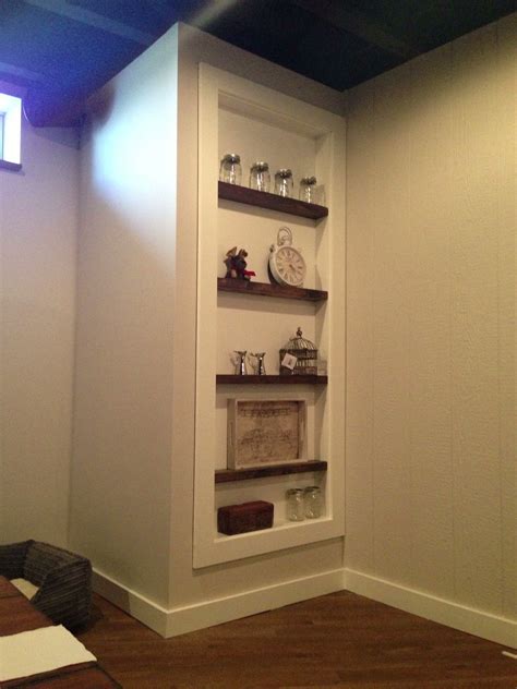 Sump pump cover. Shelf pulls out for access. | Basement design, Basement remodeling ...