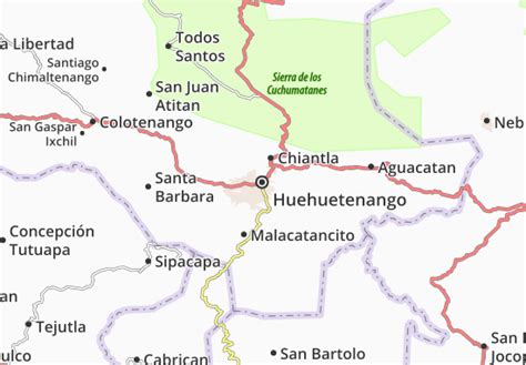 MICHELIN Huehuetenango map - ViaMichelin