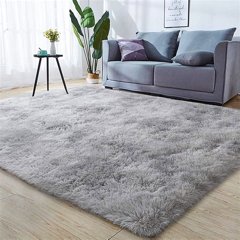 79 Inch Luxury Super Soft Shaggy Area Rug Shaggy Rug,Fluffy Shag Rug Floor Rug,Anti-Skid Carpet ...