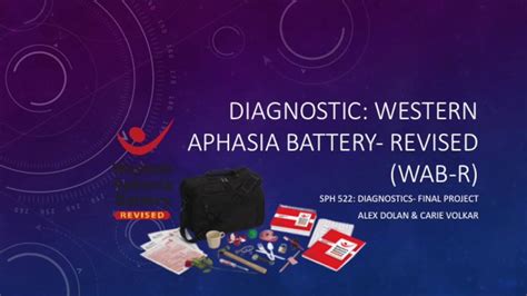 Western Aphasia Battery-Revised - YouTube