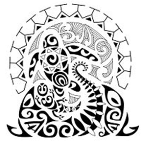 Whanau (Famiglia) whanau sole original Polynesian tattoo design