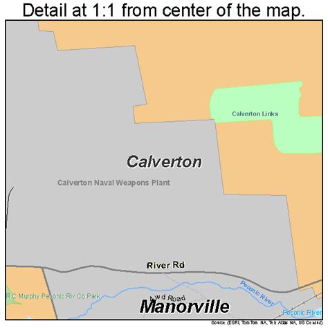 Calverton New York Street Map 3611781