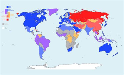 World War 3 Map (A "realistic" map I created, give feedback, thx) : r/MapPorn