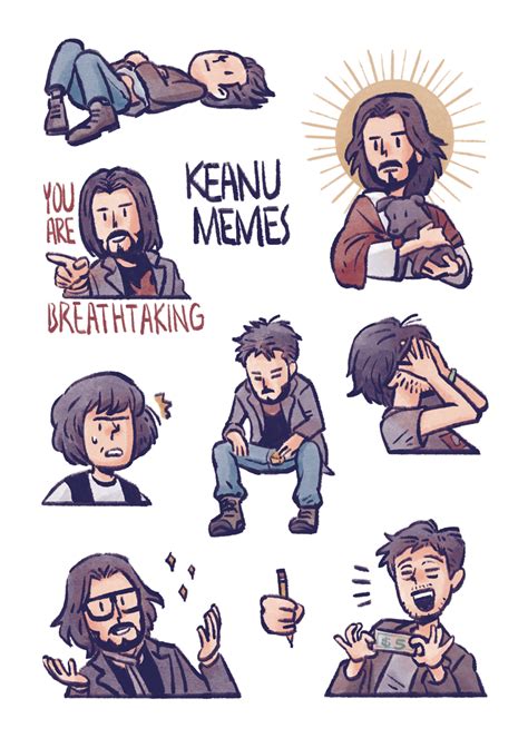 D is for Doodle — Everything is Keanu and nothing hurts.