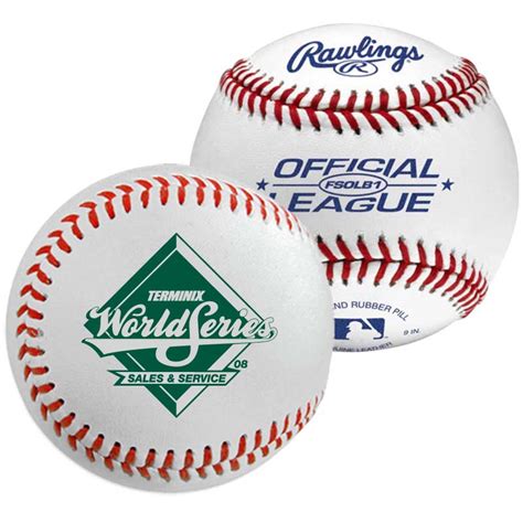 Baseballs, Rawlings Official - Custom printed Rawlings Official Baseballs with your logo ...