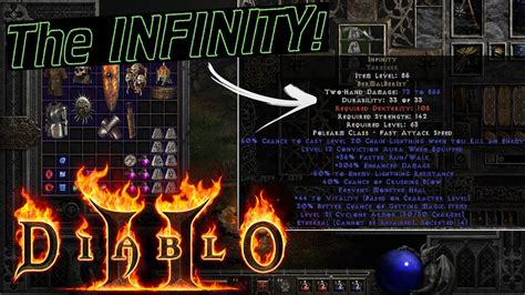 How To Attain THE INFINITY in Diablo 2 Resurrected / D2R - YouTube