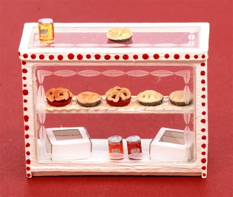 1:48 Pastry or Pie Display Case kit Brand New! | Stewart Dollhouse Creations