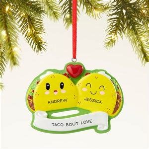 Taco Bout Love Personalized Taco Ornament