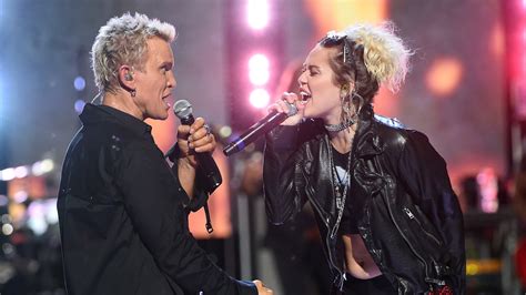 Miley Cyrus Joins Billy Idol Onstage for 'Rebel Yell' at iHeartRadio Music Festival -- Watch!