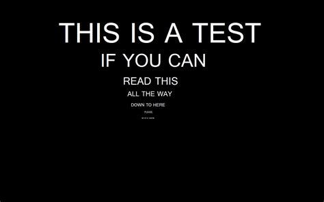 Download This Is A Test If You Can Read This All The Way | Wallpapers.com