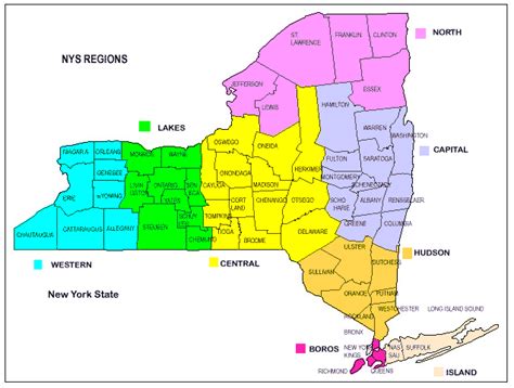 Western New York County Map - Valley Zip Code Map