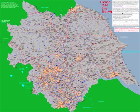 GENUKI: Maps of Yorkshire