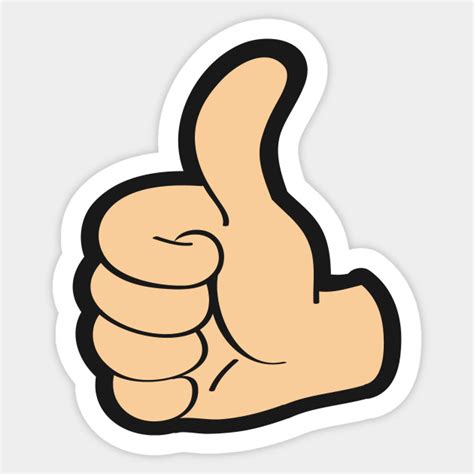 Thumbs Up - Thumbs Up - Sticker | TeePublic