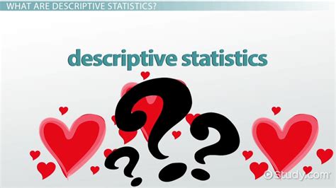 What Is Descriptive Statistics? - Examples & Concept - Video & Lesson ...