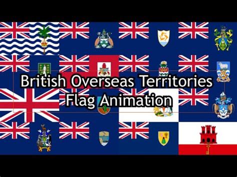 British Overseas Territories flag animation - YouTube