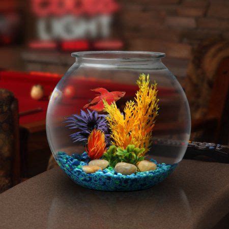 Hawkeye 3-Gallon Bubble Shaped Fish Bowl - Walmart.com | Fish bowl ...