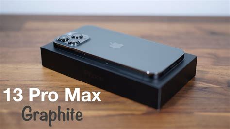 iPhone 13 Pro Max Graphite Unboxing with MagSafe Clear Case and Wireless Power Bank - YouTube ...