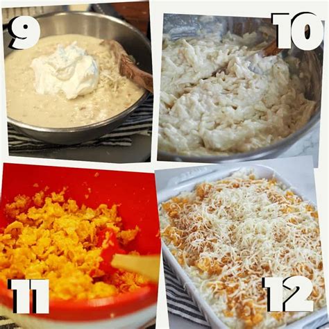 Cheesy Hashbrown Casserole Recipe with Corn Flakes • The Fresh Cooky