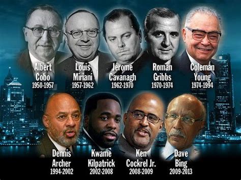 Mayors of Detroit, 1950-2013