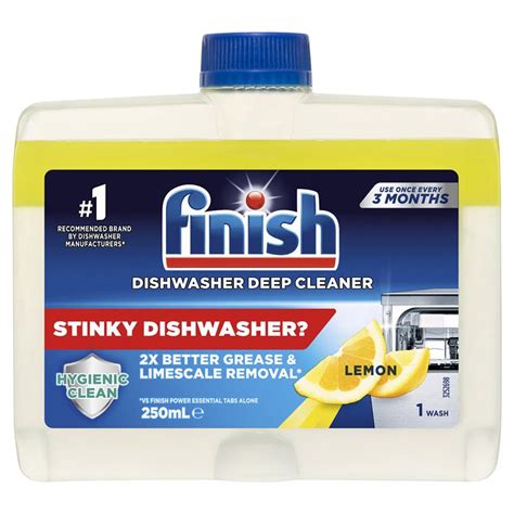 Buy Finish Dishwasher Deep Cleaner Lemon 250ml Online at Chemist Warehouse®