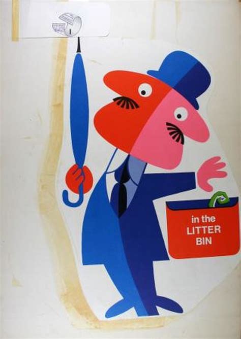 Poster artwork; Litter, by Harry Stevens, 1974 | London Transport Museum