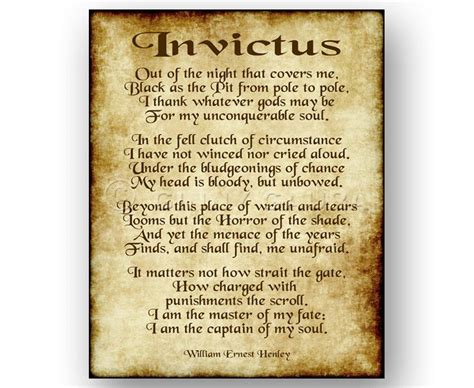 Invictus - A Poem of Resilience