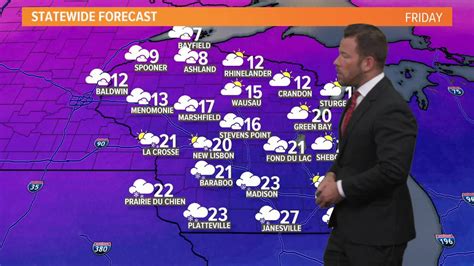 Wisconsin weather forecast for Friday, Jan. 18