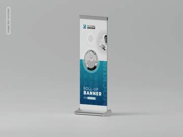 Premium PSD | Roll-up banner mockup