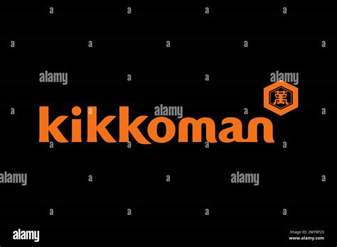 Kikkoman, Logo, Black background Stock Photo - Alamy